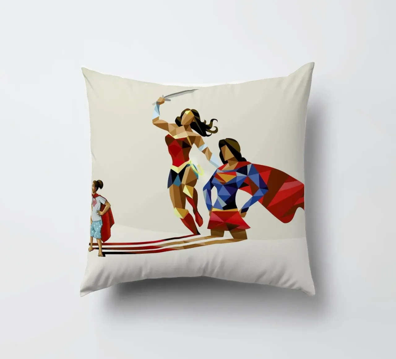 Super Shadows Sisters In Arms cuscino da Jason Ratliff