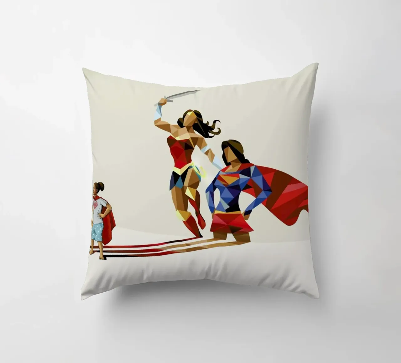 Super Shadows Sisters In Arms cuscino da Jason Ratliff
