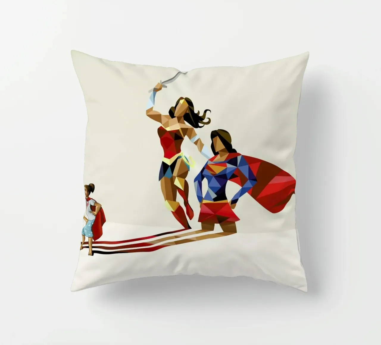 Super Shadows Sisters In Arms cuscino da Jason Ratliff
