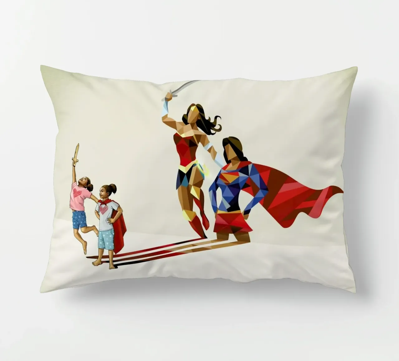 Super Shadows Sisters In Arms cuscino da Jason Ratliff