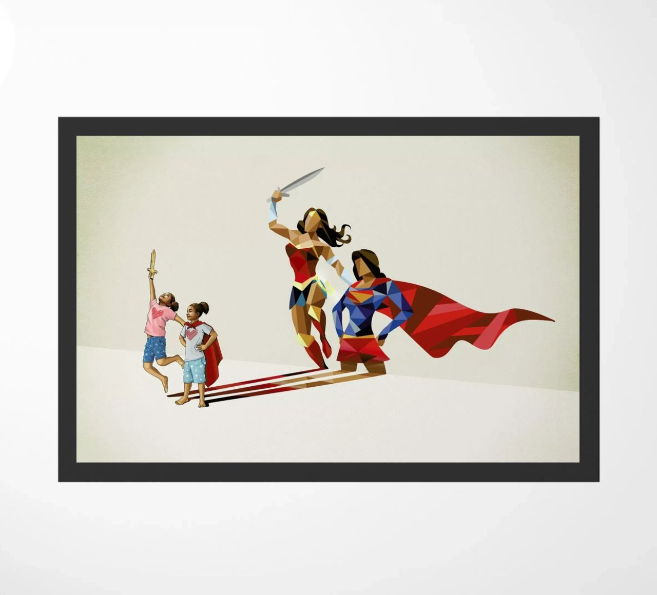 Super Shadows Sisters In Arms felpudo de Jason Ratliff