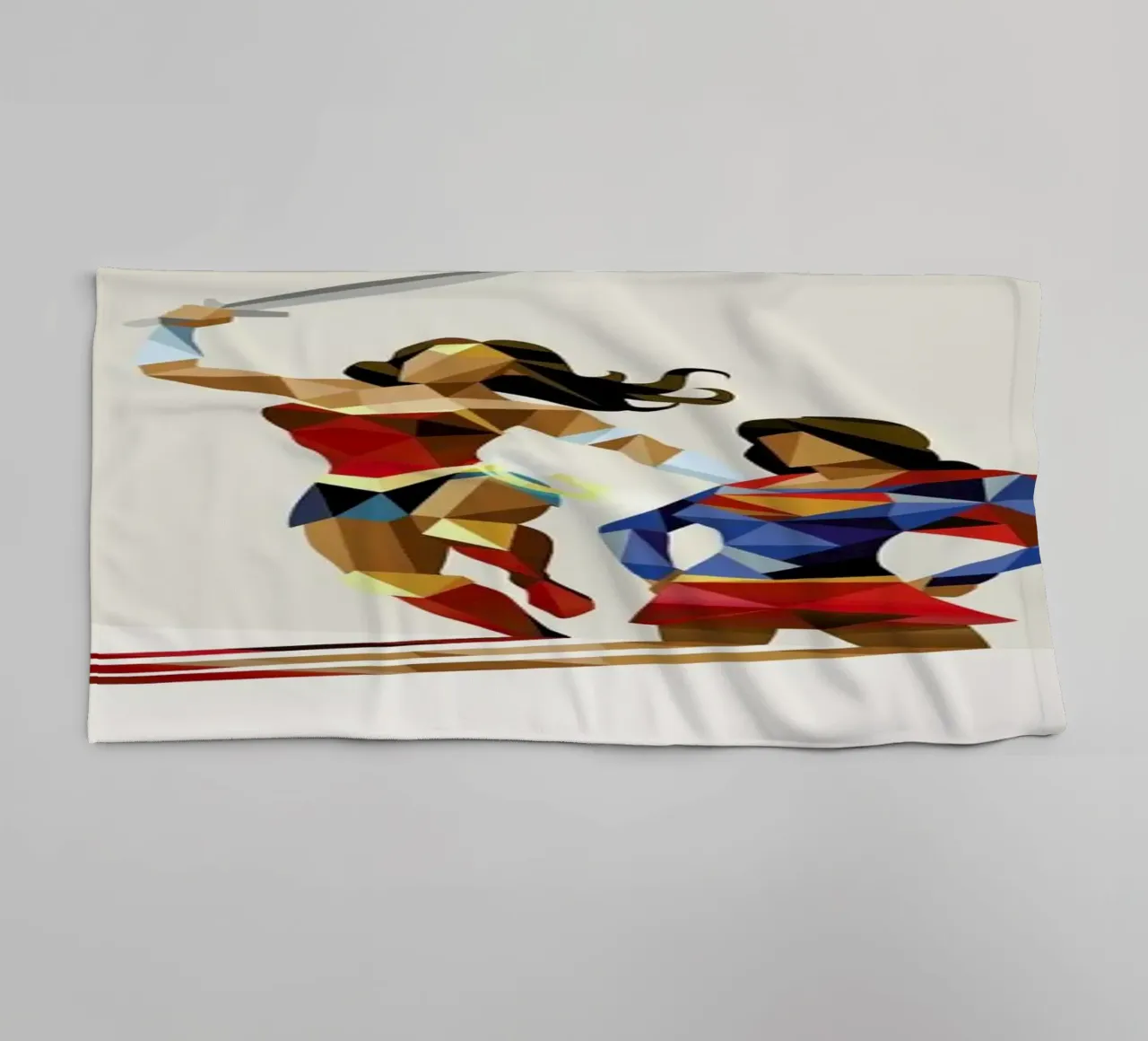 Super Shadows Sisters In Arms towel by Jason Ratliff