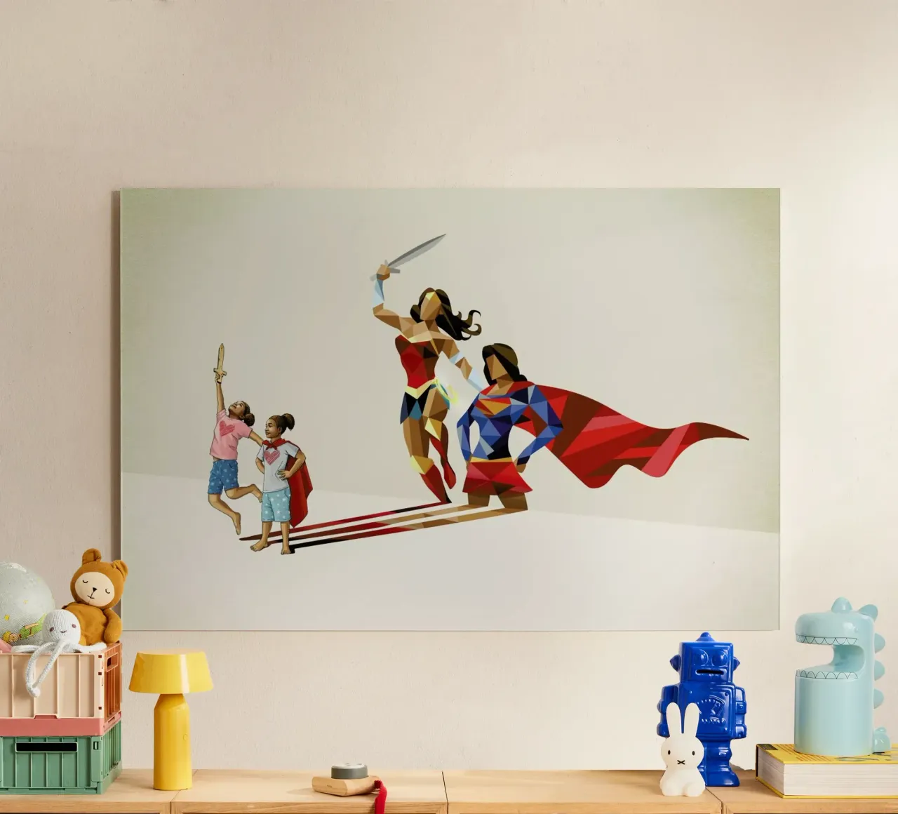 Super Shadows Sisters In Arms plexiglass da Jason Ratliff