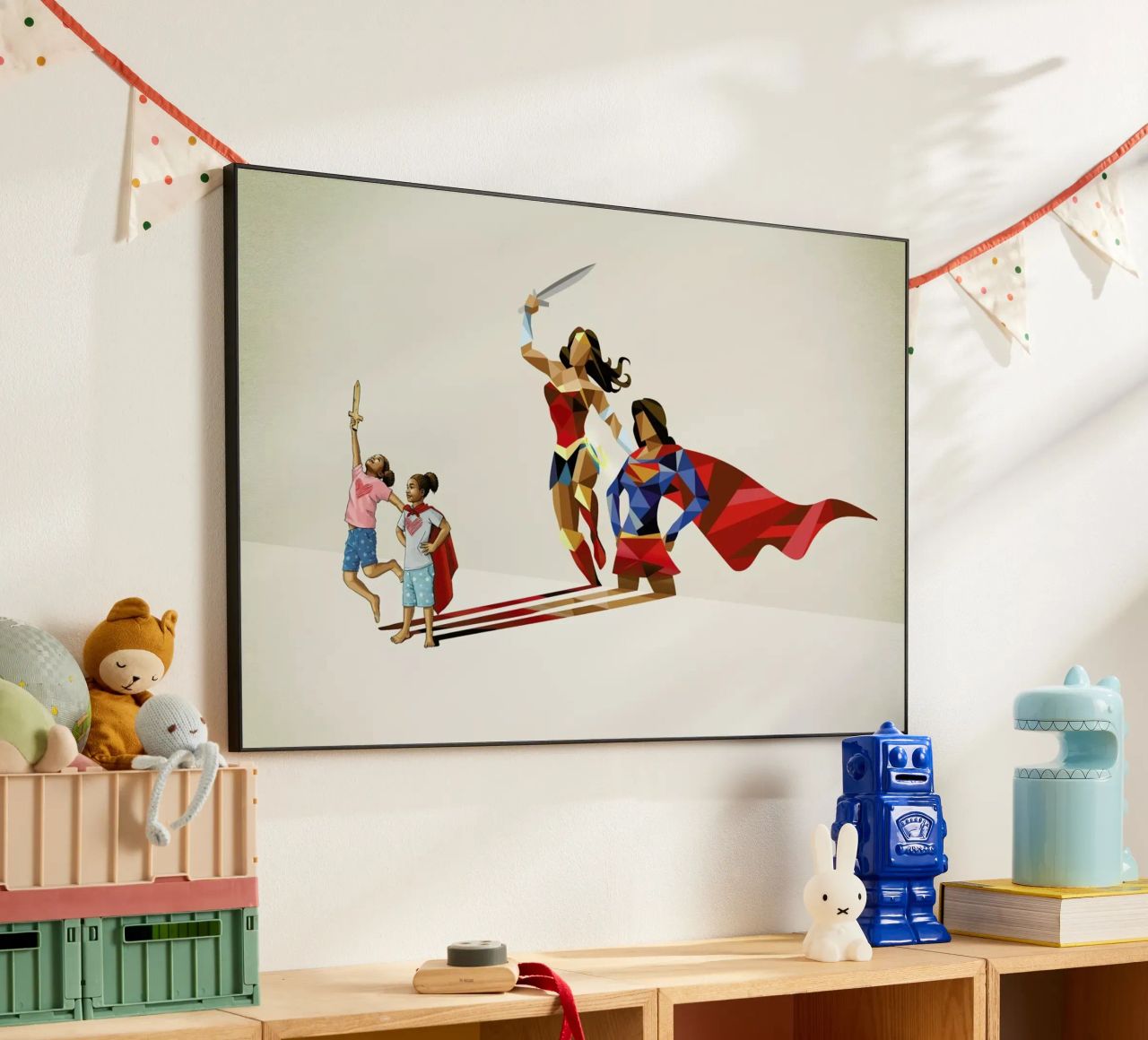 Super Shadows Sisters In Arms aluminio dibond de Jason Ratliff