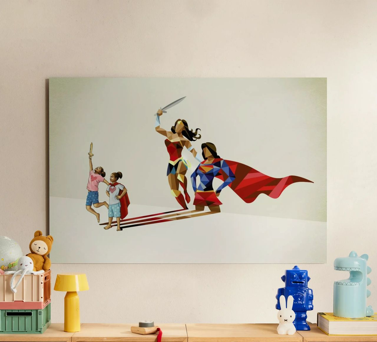 Super Shadows Sisters In Arms aluminio dibond de Jason Ratliff