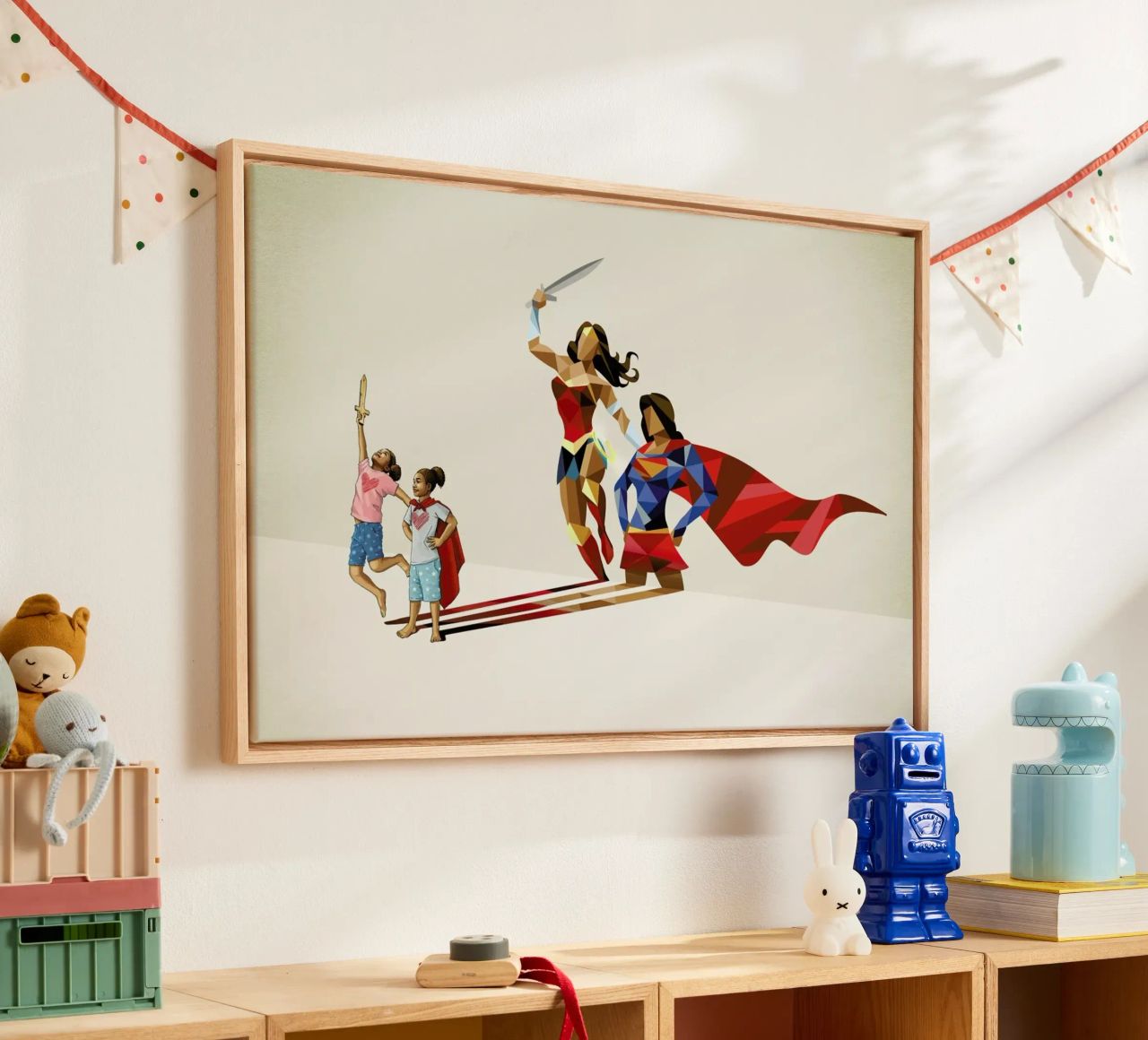 Super Shadows Sisters In Arms canvas by Jason Ratliff
