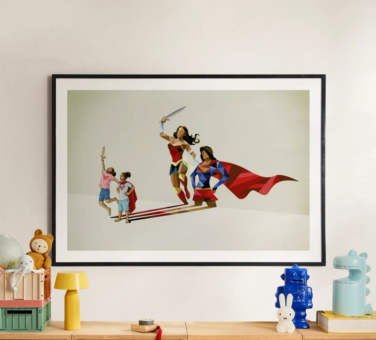 Super Shadows Sisters In Arms poster by Jason Ratliff