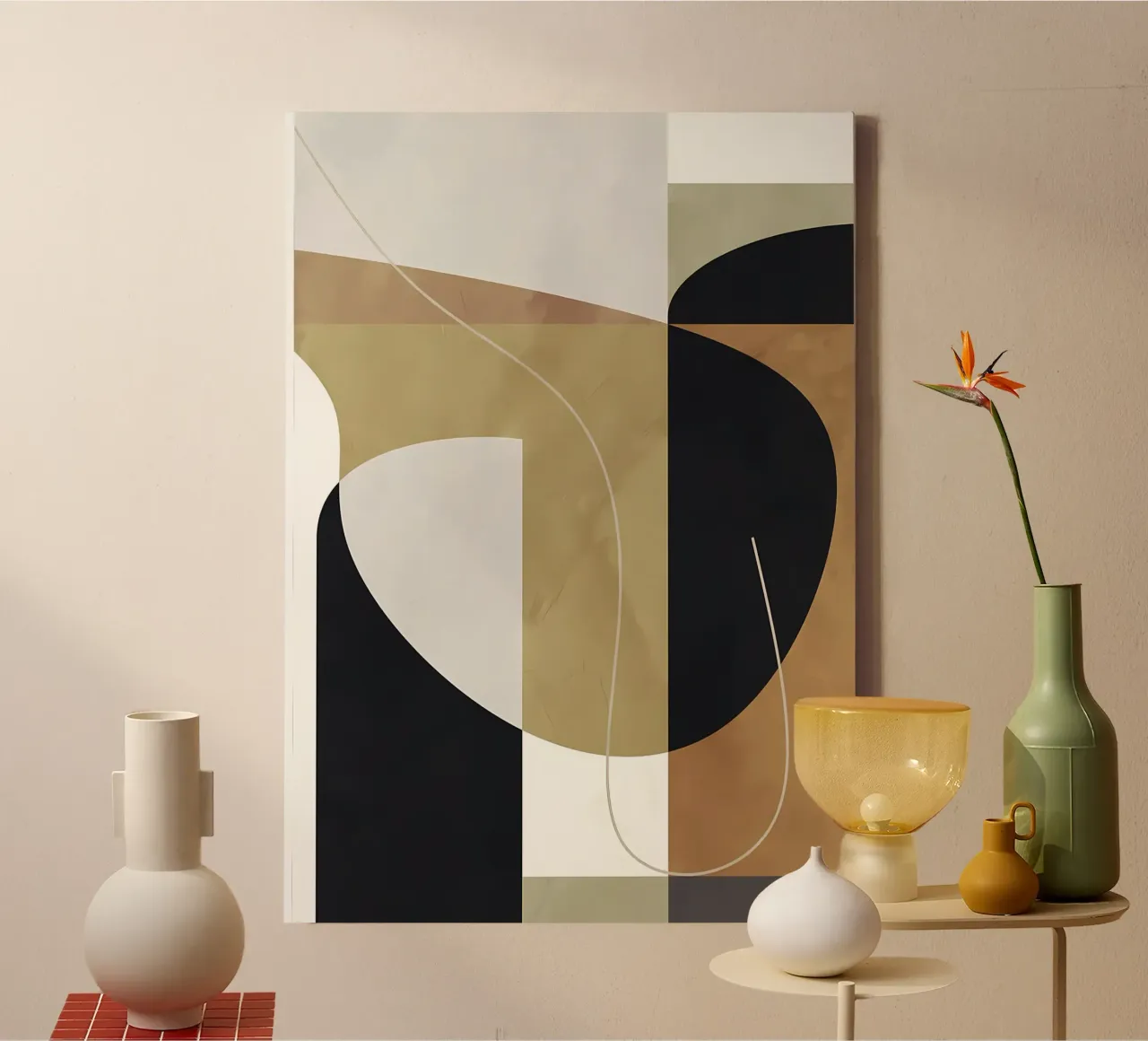 GEOMETRIC ABSTRACT 187A canvas by Aiden Garcia