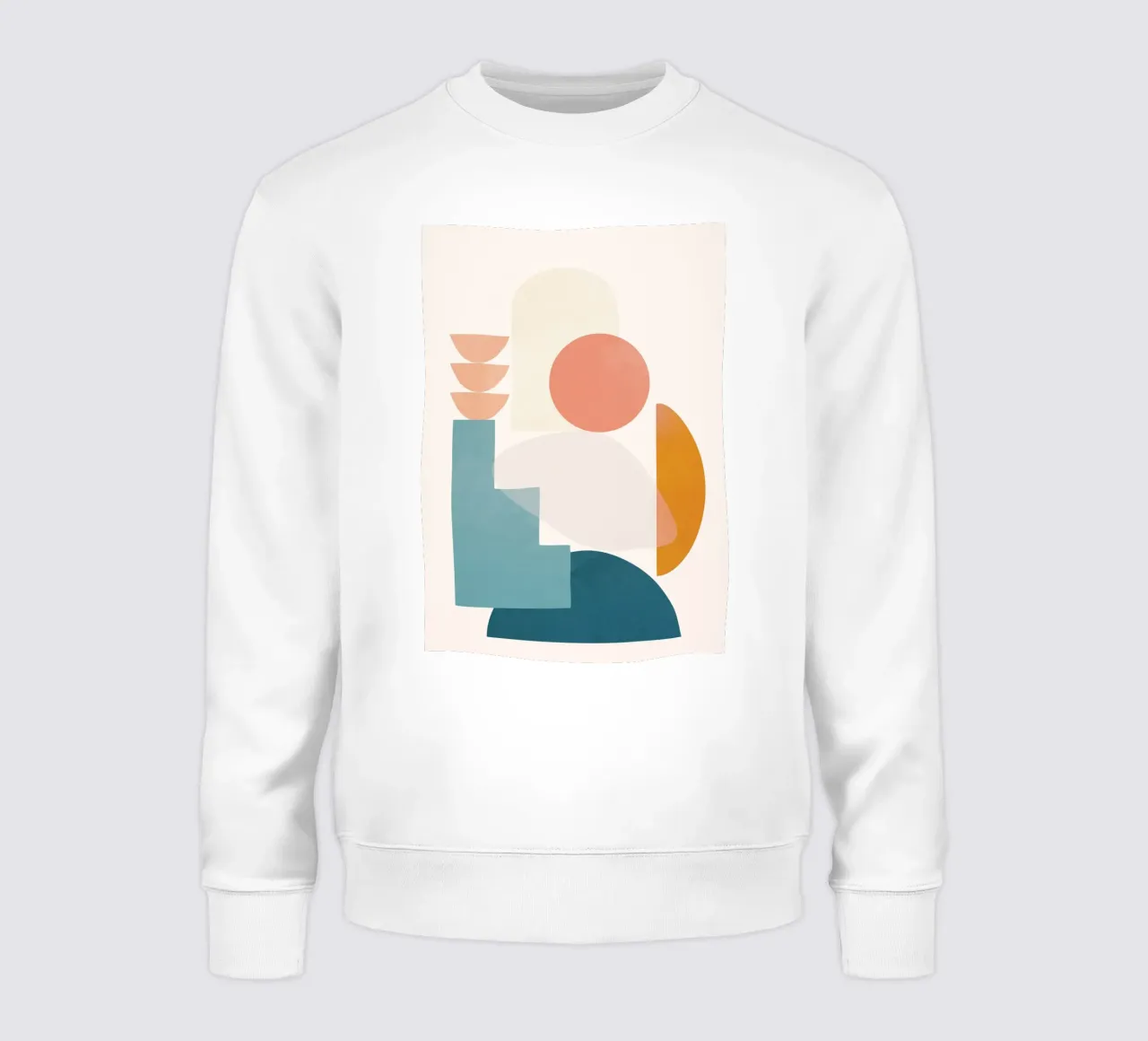 Playful Geometry 01 Sweatshirt von Flow Line