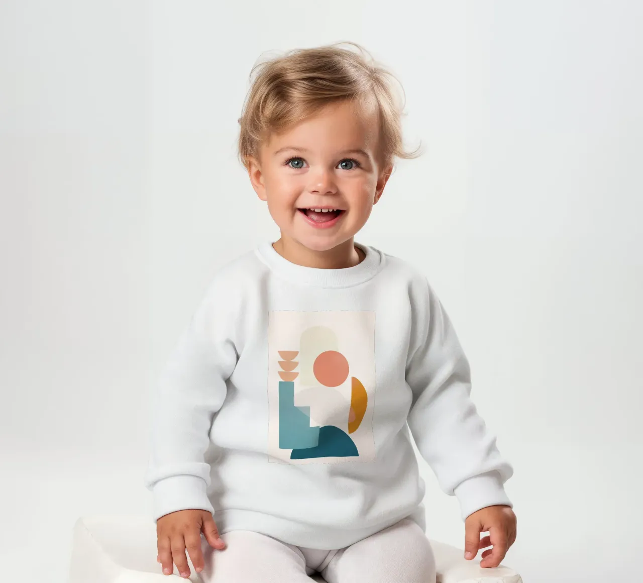 Playful Geometry 01 felpa neonato da Flow Line