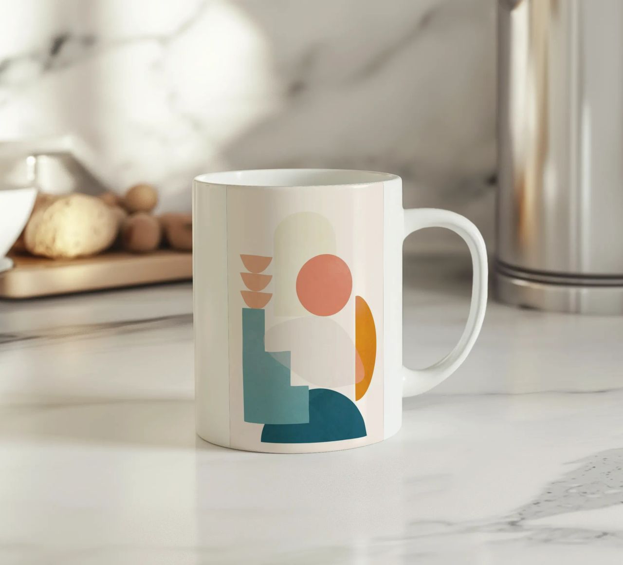 Playful Geometry 01 tazza in ceramica da Flow Line