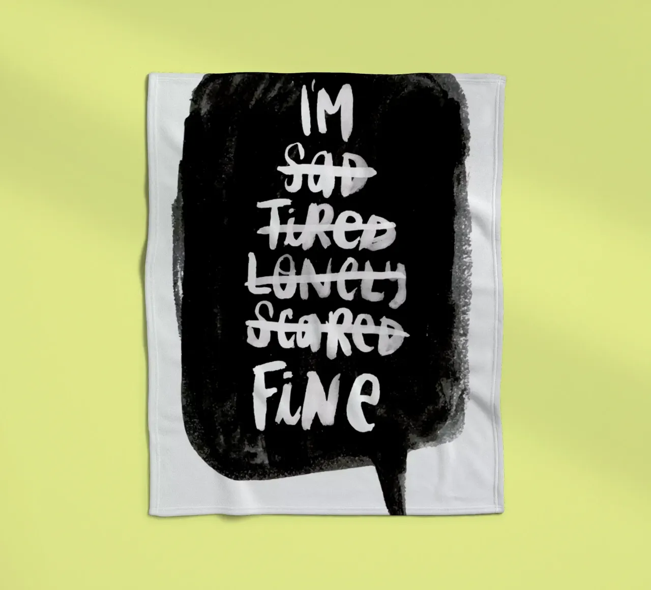 Im Fine coperta in pile da Dead Language