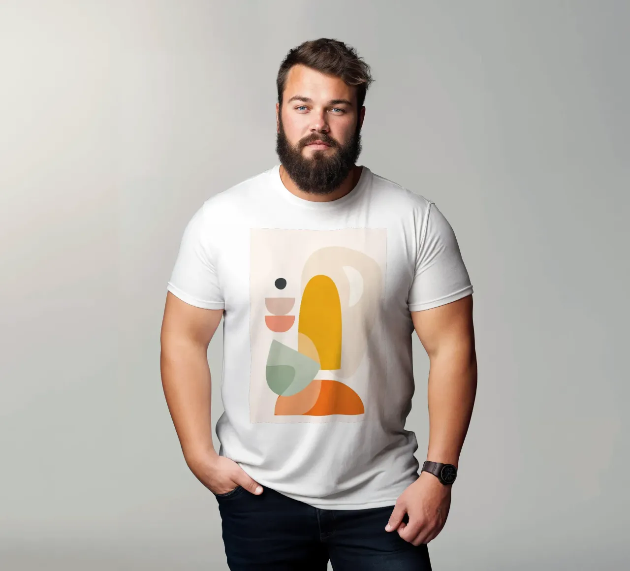 Playful Geometry 02 t-shirt da Flow Line