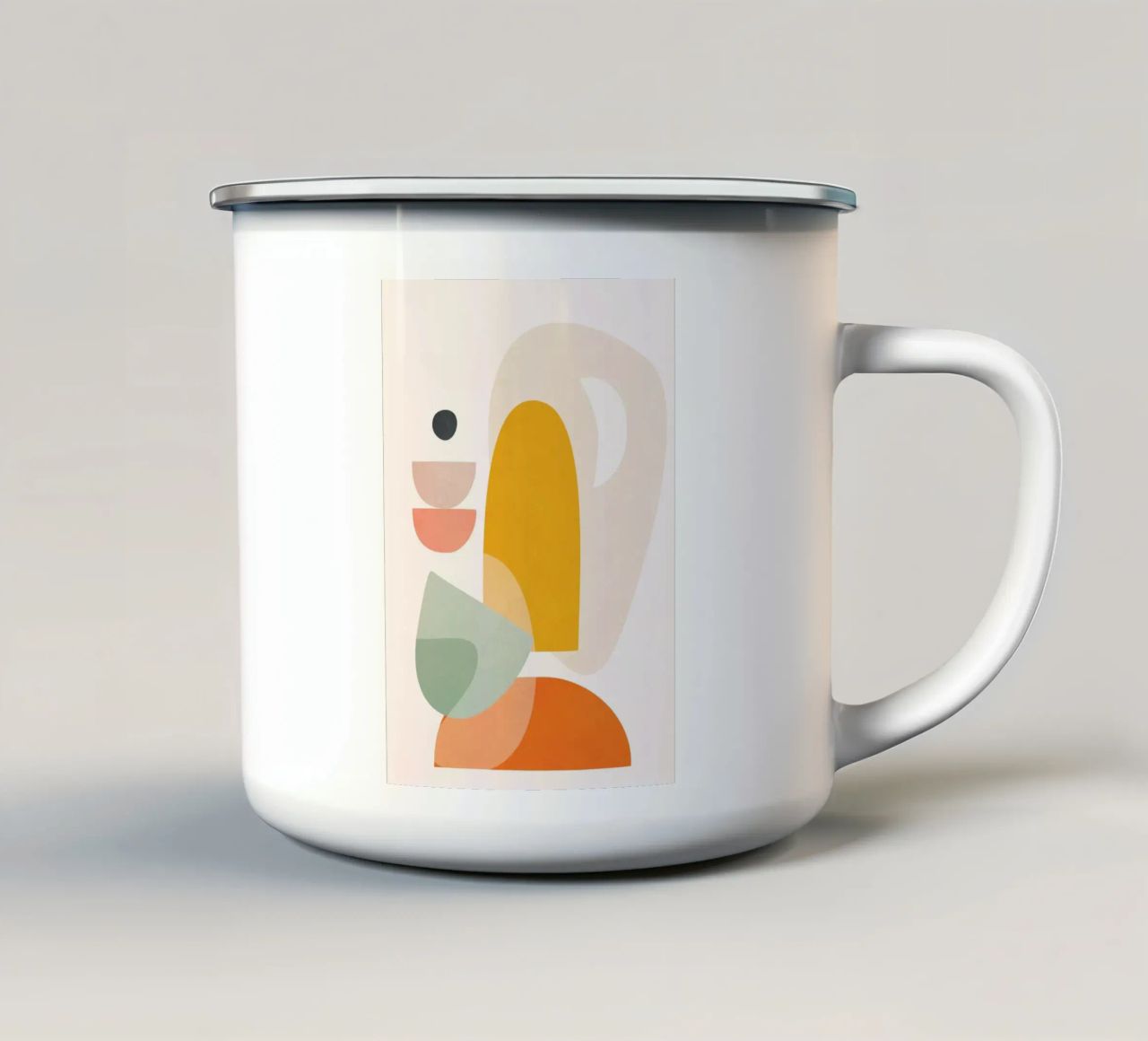 Playful Geometry 02 tazza in smalto da Flow Line