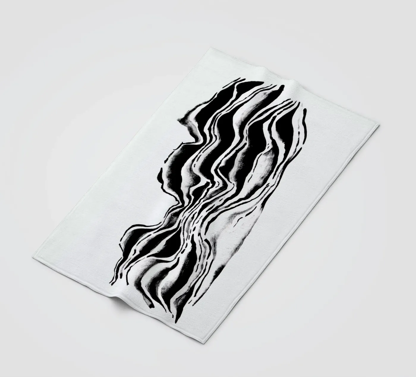 Black River Fleecedecke von Khyati Trehan