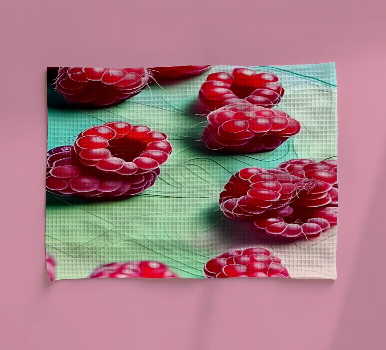 Lamponi_stile_A_1 canovaccio da cucina da Pink- und LoveArt by LK