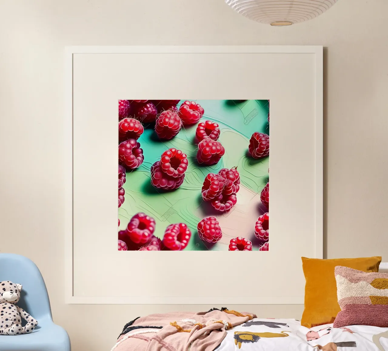 Framboises_style_A_1 poster de Pink- und LoveArt by LK