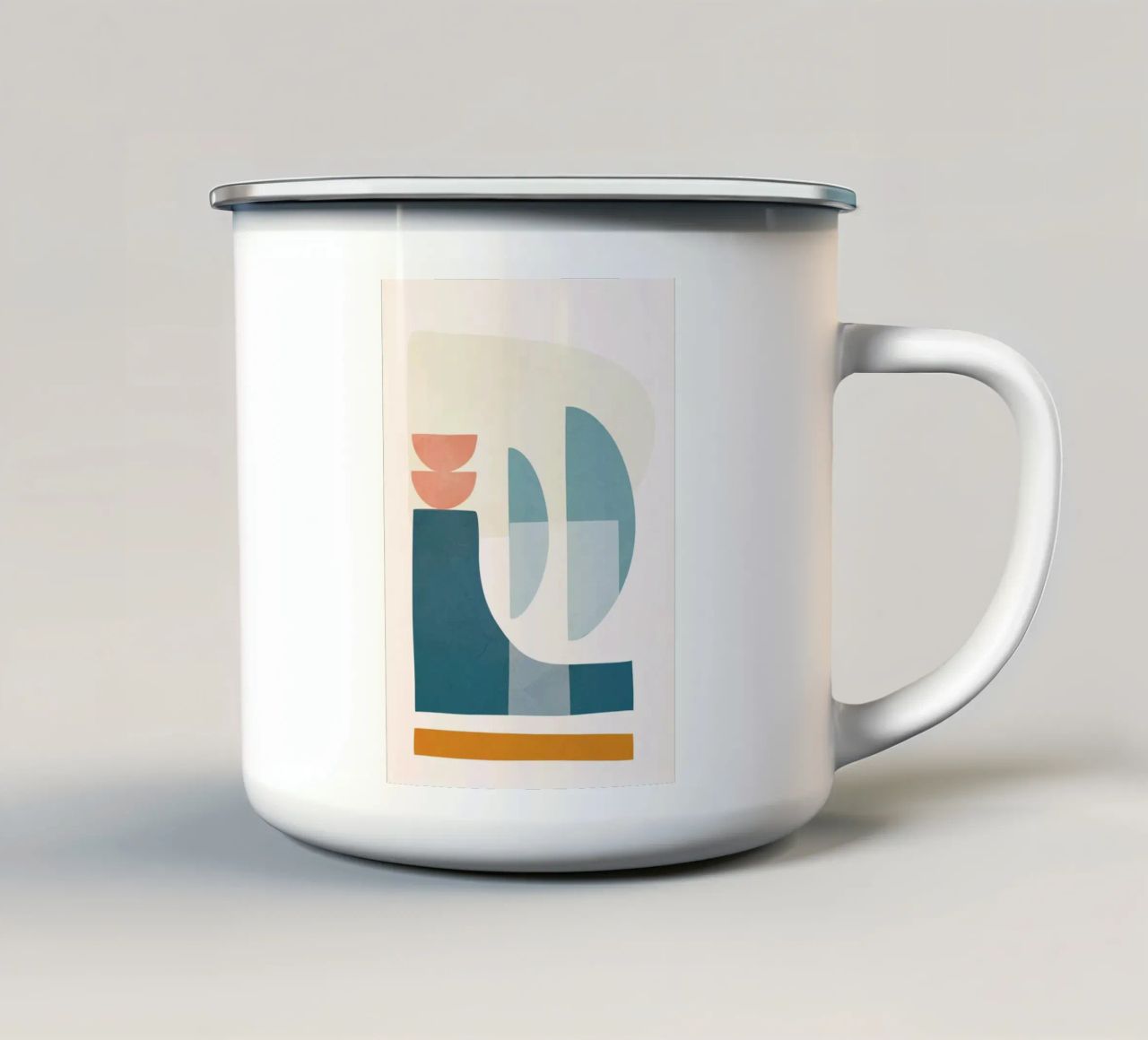 Playful Geometry 04 tazza in smalto da Flow Line