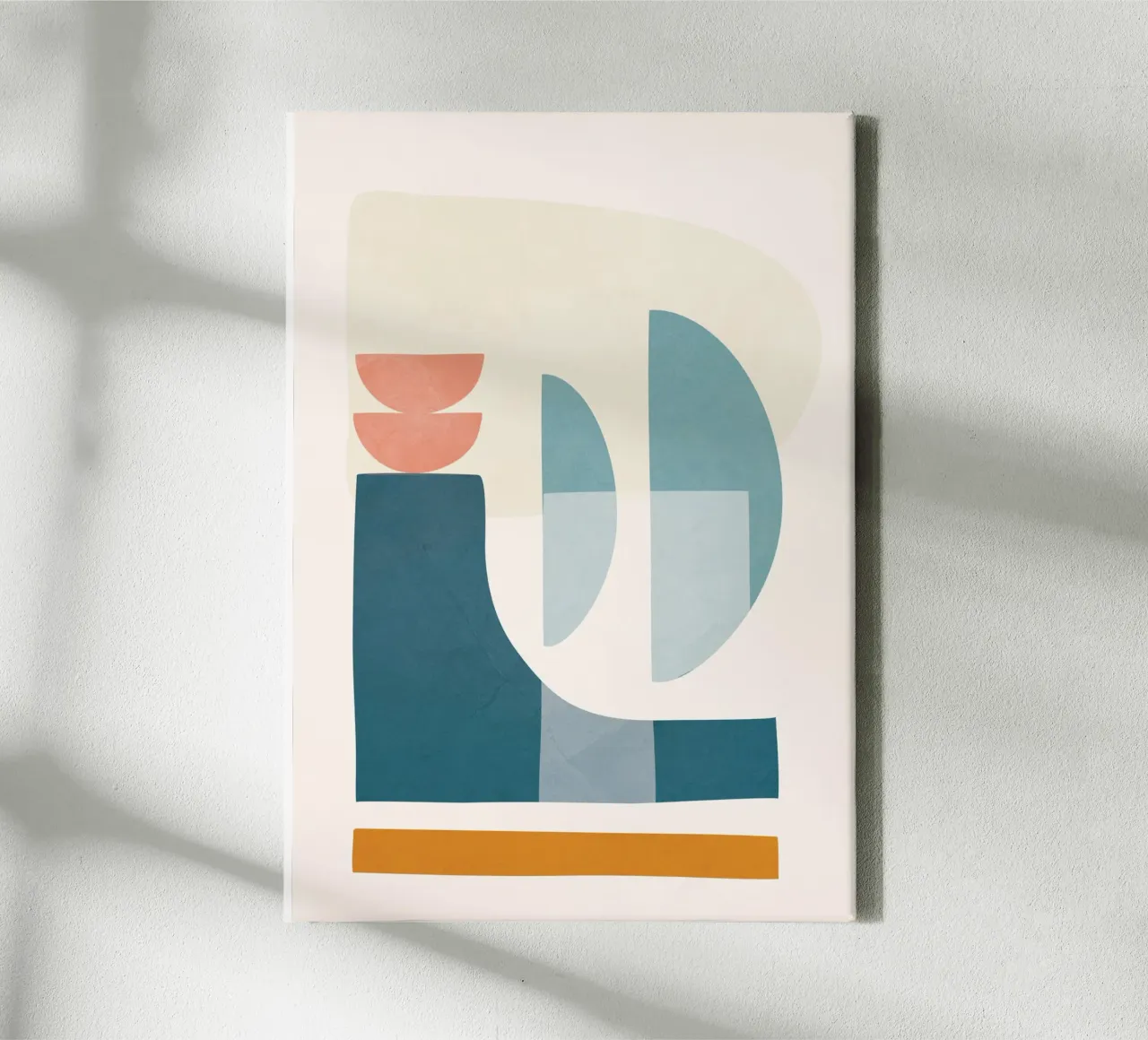 Playful Geometry 04 tela con Cornice a cassetta da Flow Line