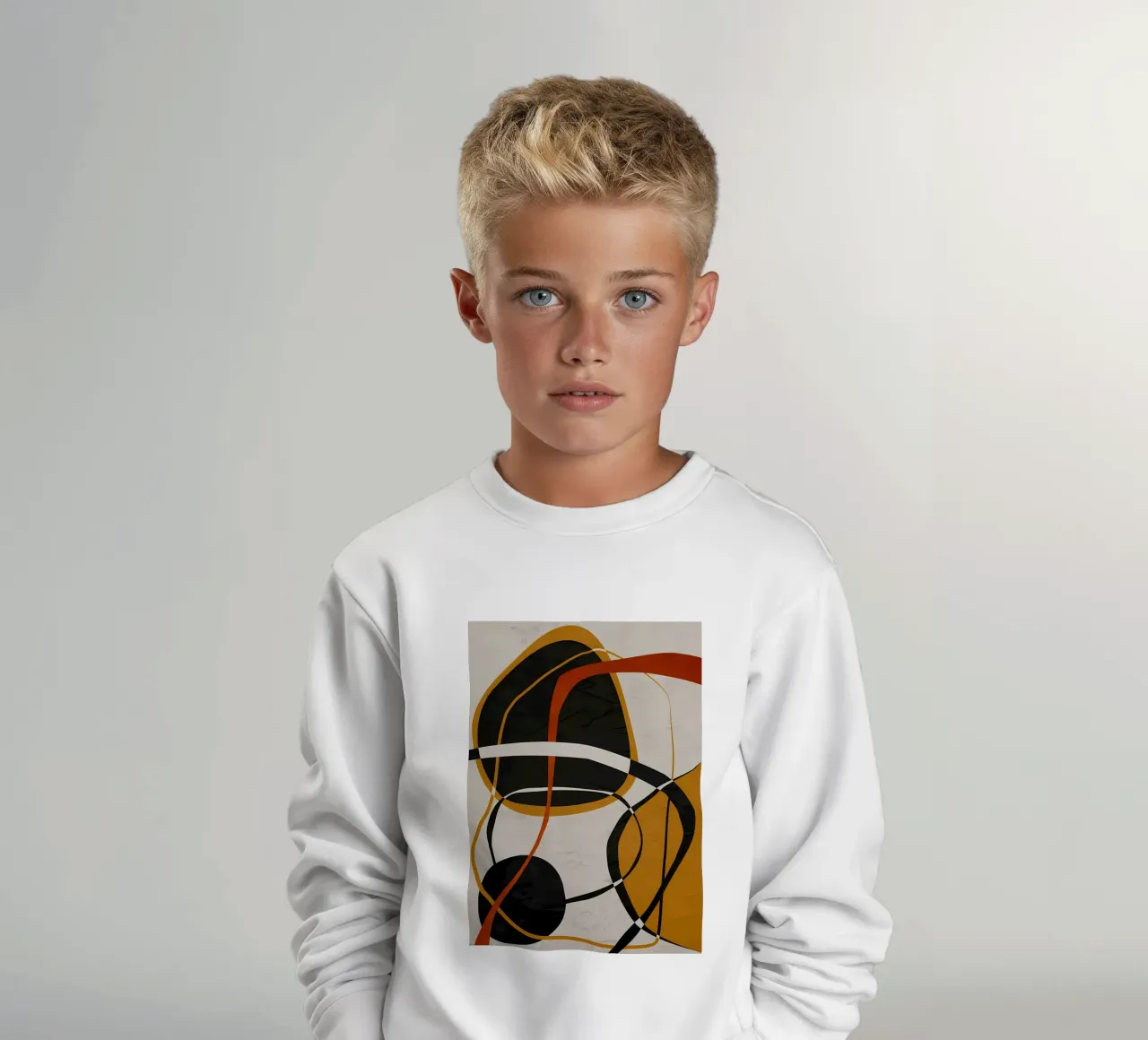 ASTRATTO ORGANICO 332A felpa bambino da Aiden Garcia