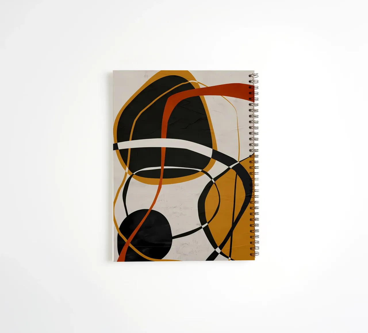 ORGANIC ABSTRACT 332A spiral notebook by Aiden Garcia