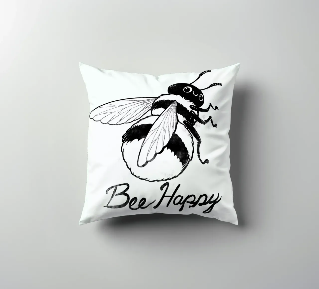 Bee Happy cuscino da Tobe Fonseca