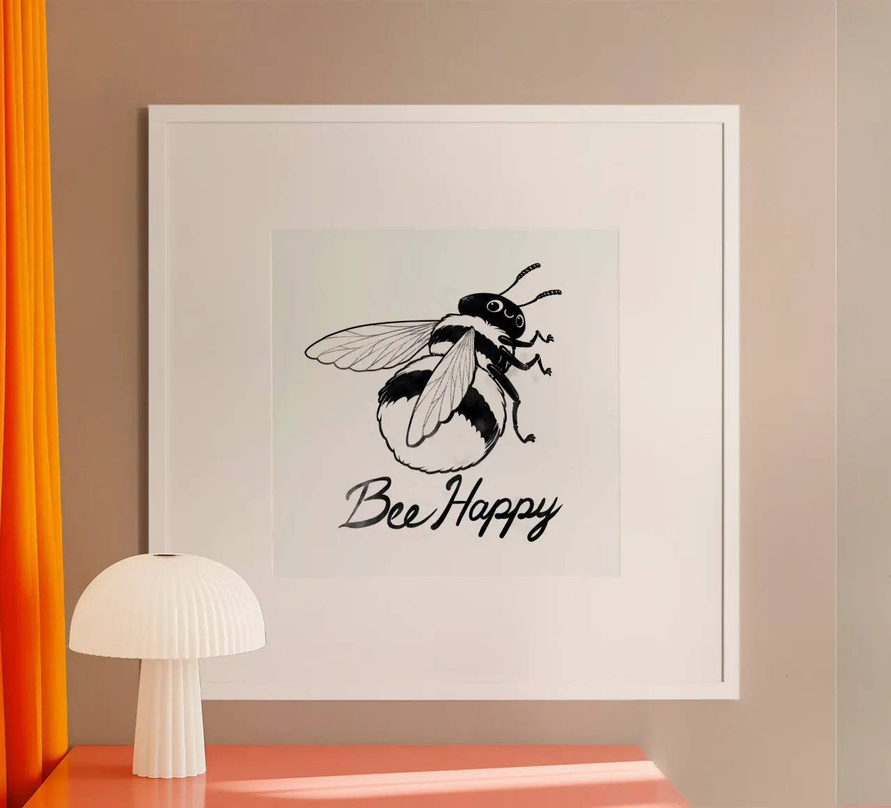Bee Happy poster da Tobe Fonseca