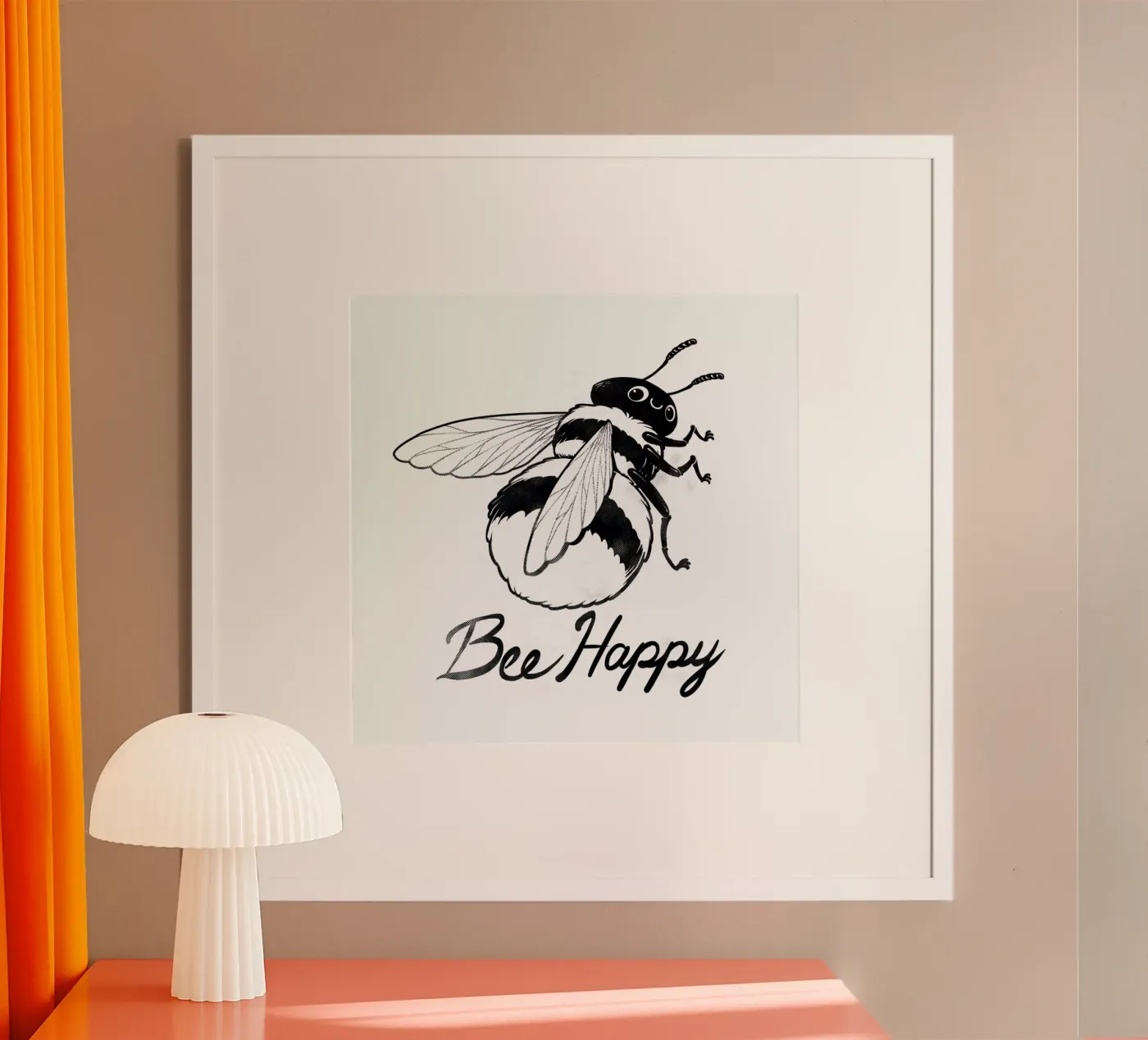Bee Happy poster da Tobe Fonseca