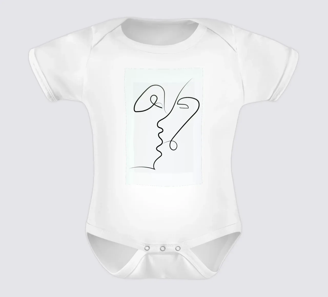 Kissed body neonato maniche corte da Graphite