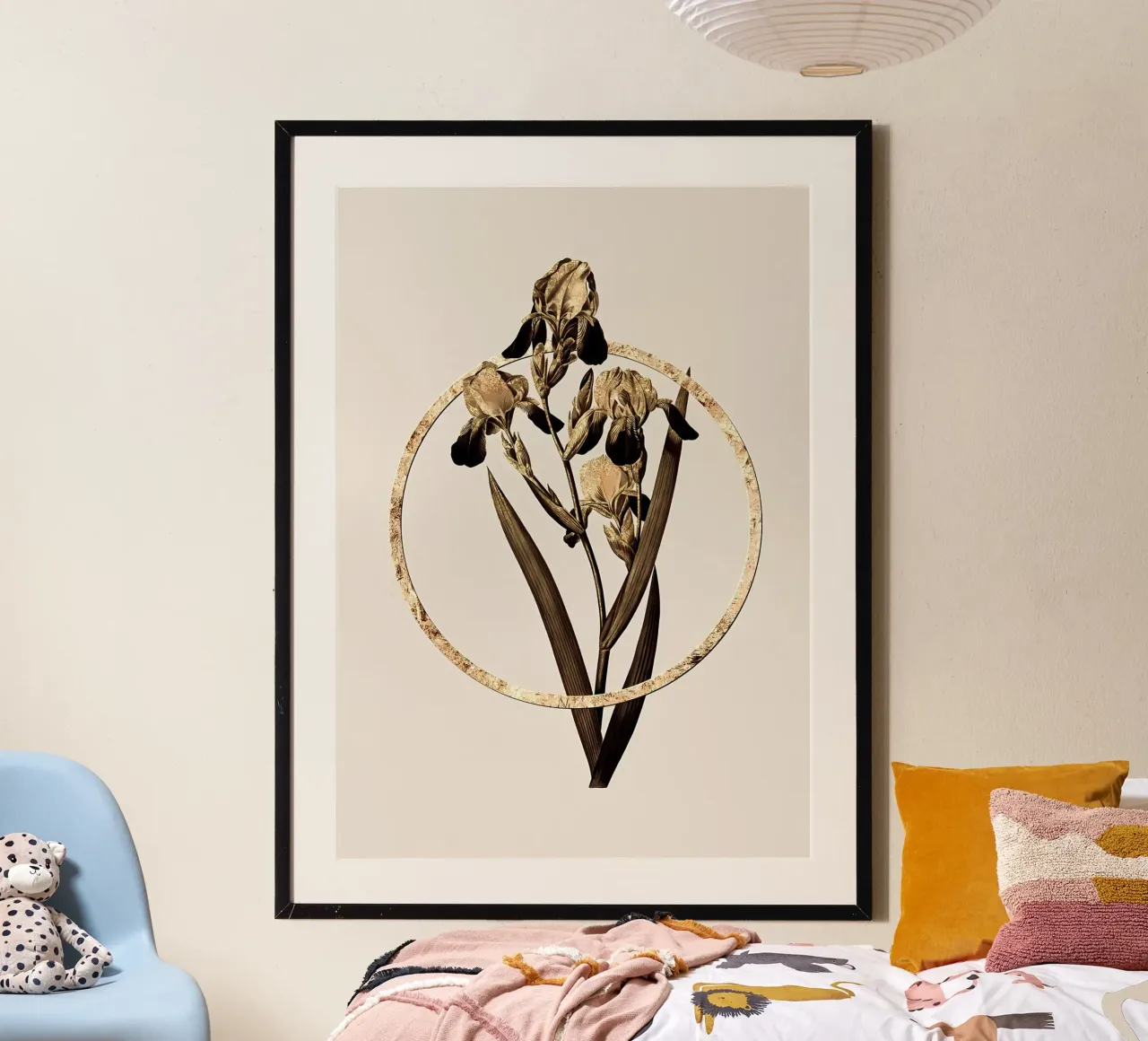 Iris profumato di sambuco d'oro carta hahnemühle da Nicholas Campbell