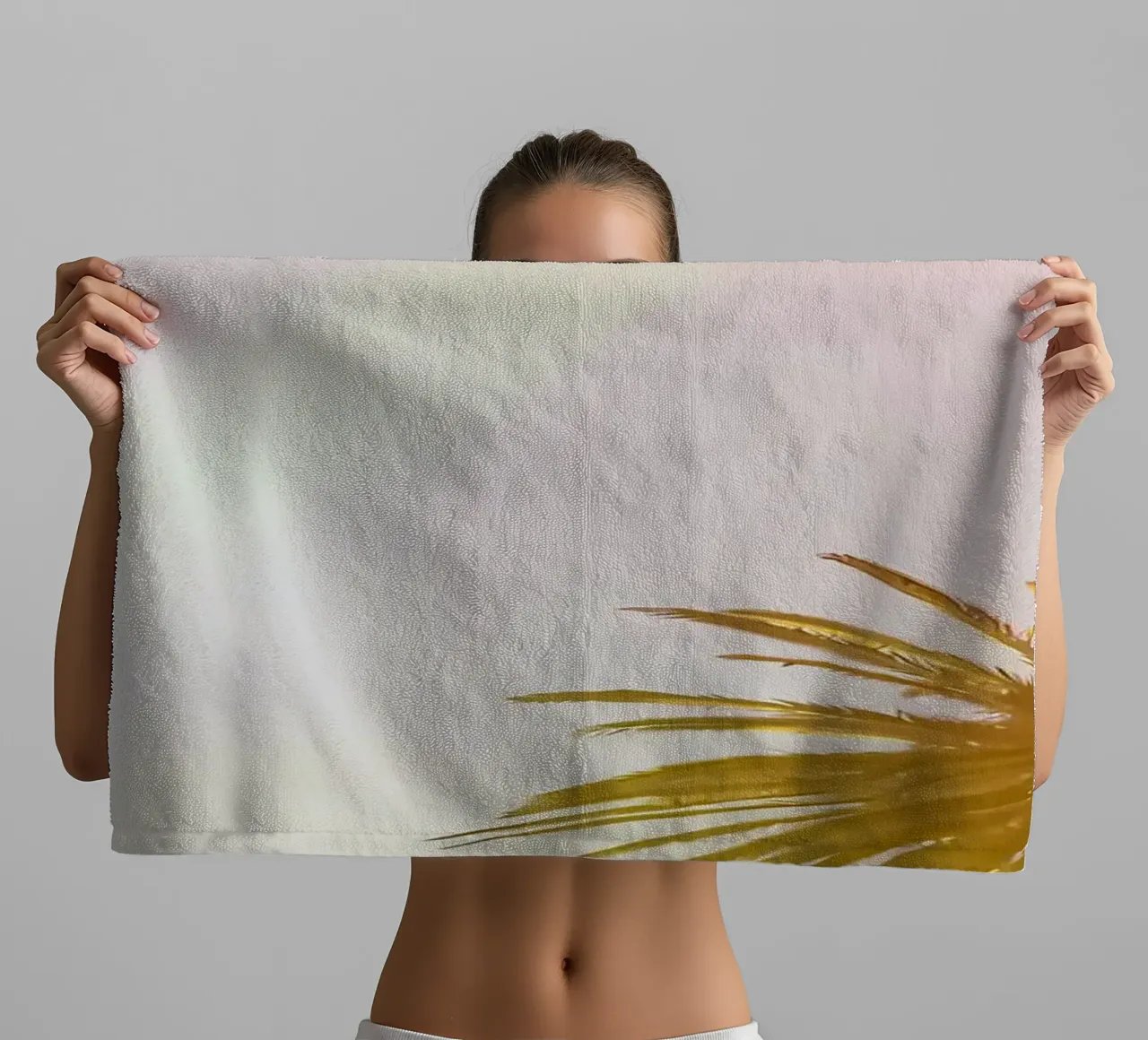 Palm Trees 55 towel by Matthew Katz