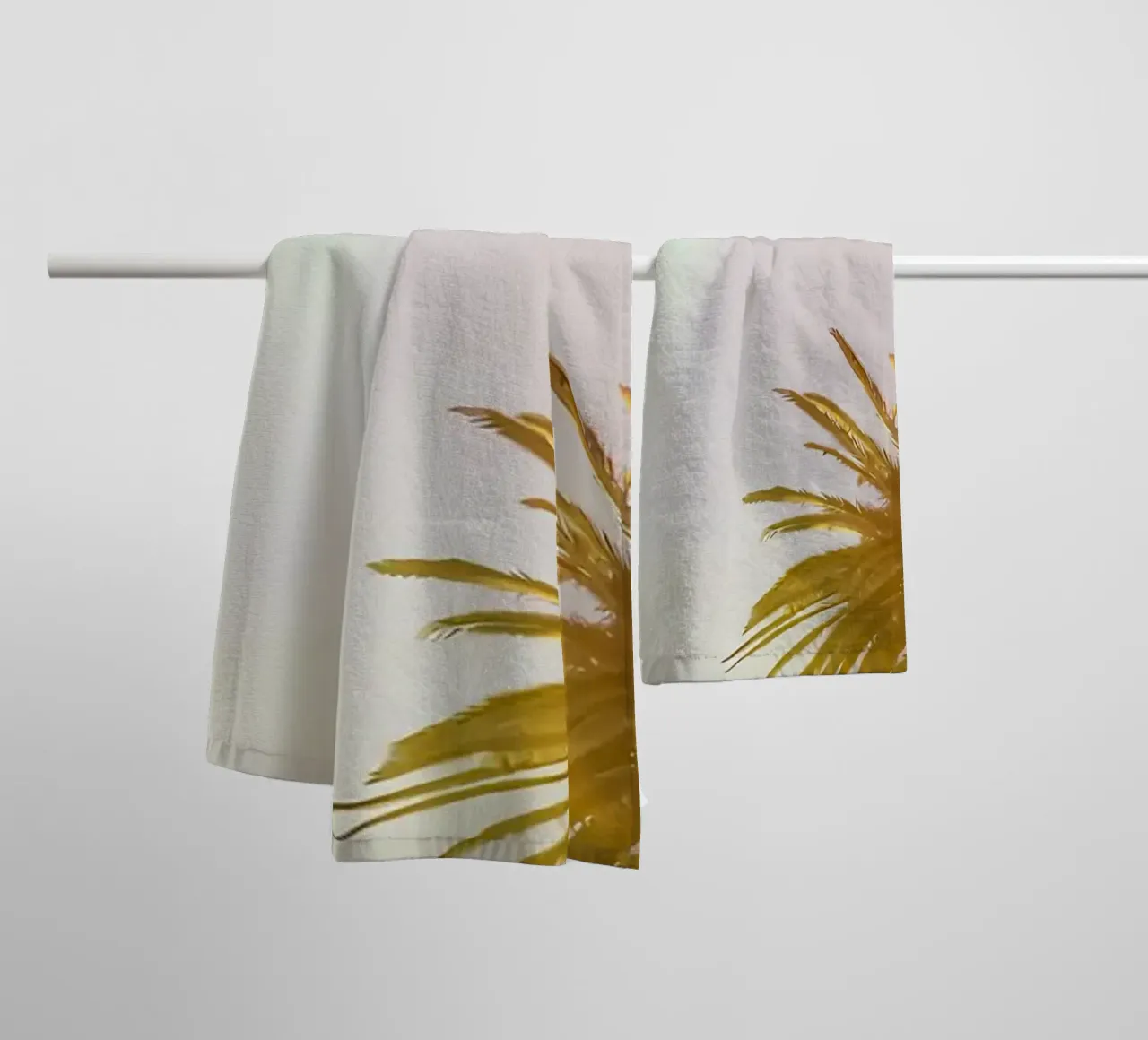 Palm Trees 55 towel by Matthew Katz