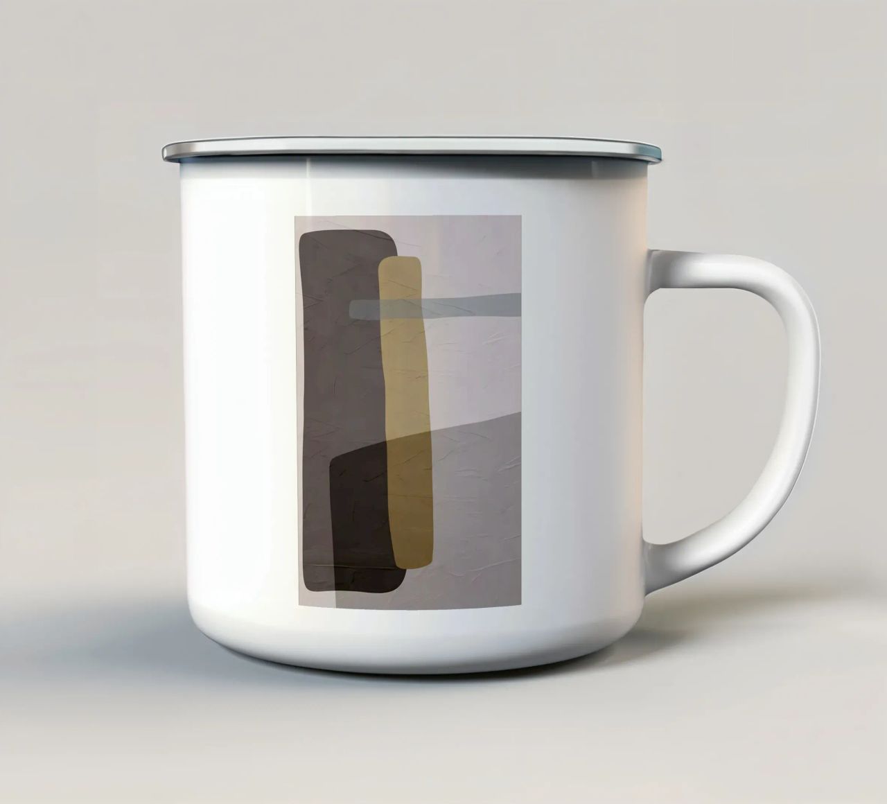 ASTRATTO ORGANICO 128A tazza in smalto da Aiden Garcia