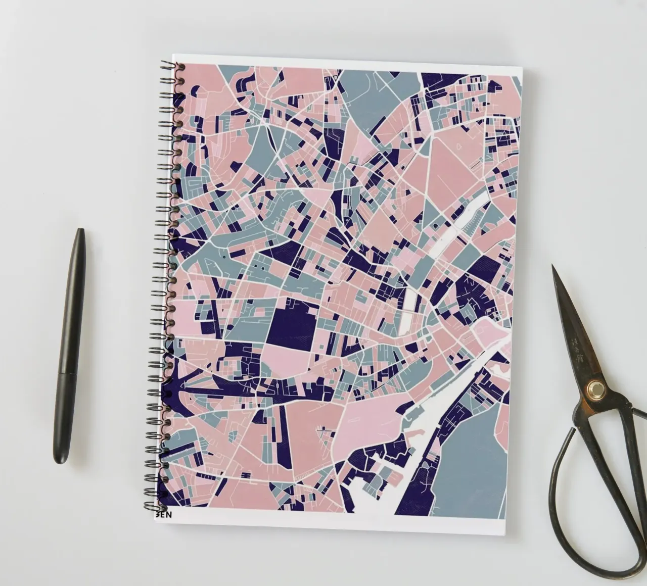 Copenhagen III Ringbuch von The Cartography Collection