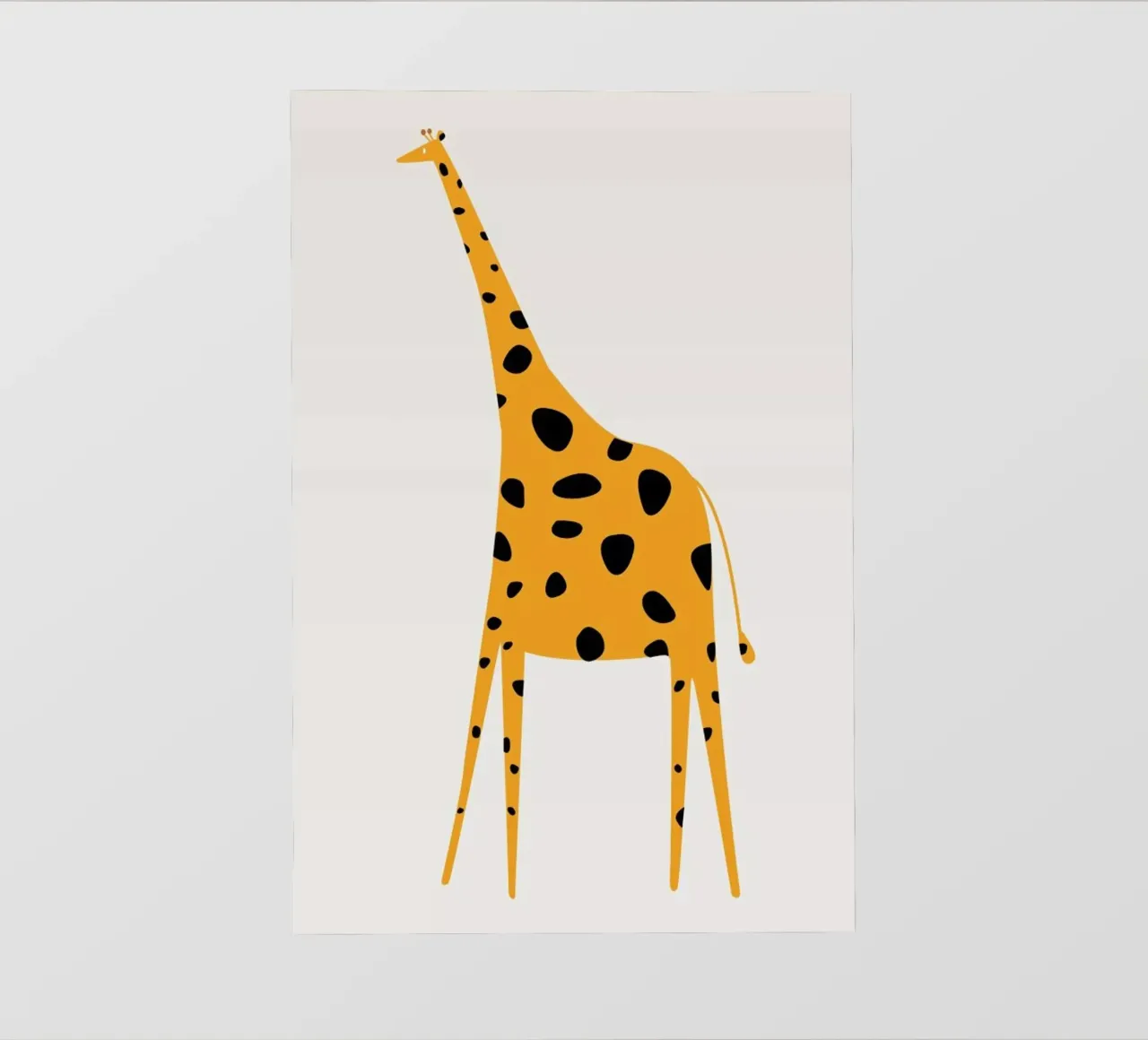 Cute Griraffe pellicola backlit da Kubistika