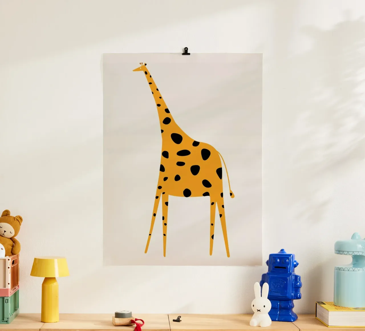 Cute Griraffe poster da Kubistika