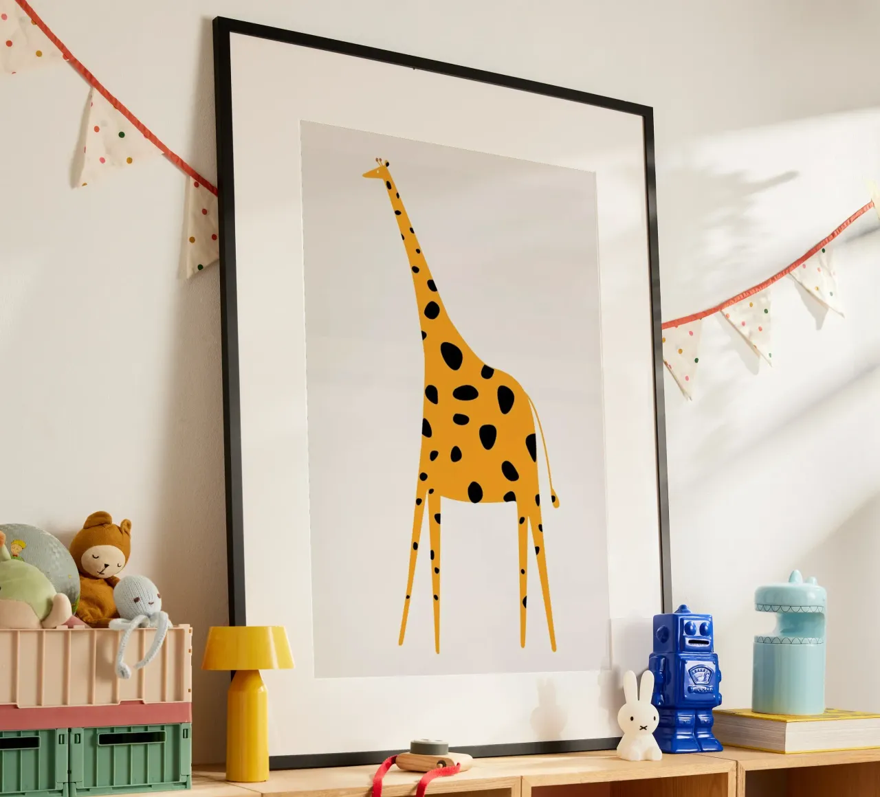 Cute Griraffe poster da Kubistika