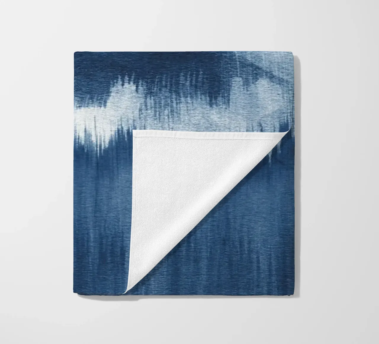 Pennellate di acquerello blu telo mare da NouveauPrints