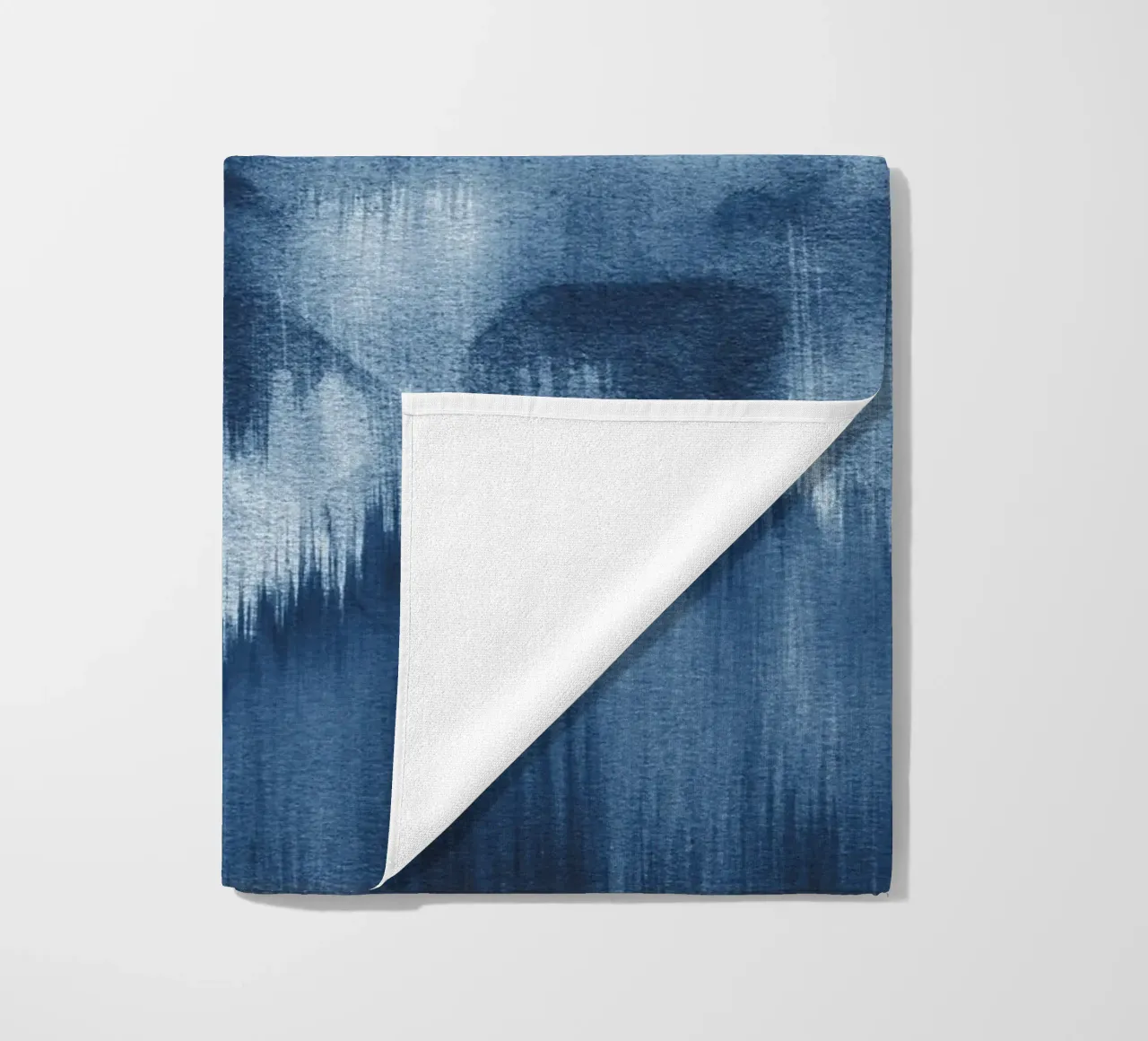 Pennellate di acquerello blu telo mare da NouveauPrints