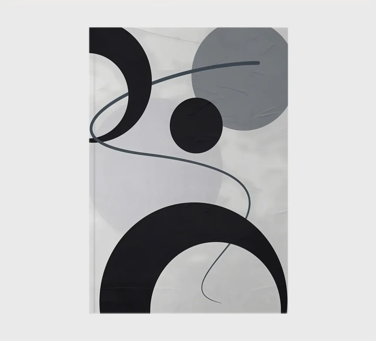 GEOMETRIC ABSTRACT 487A notebook by Aiden Garcia