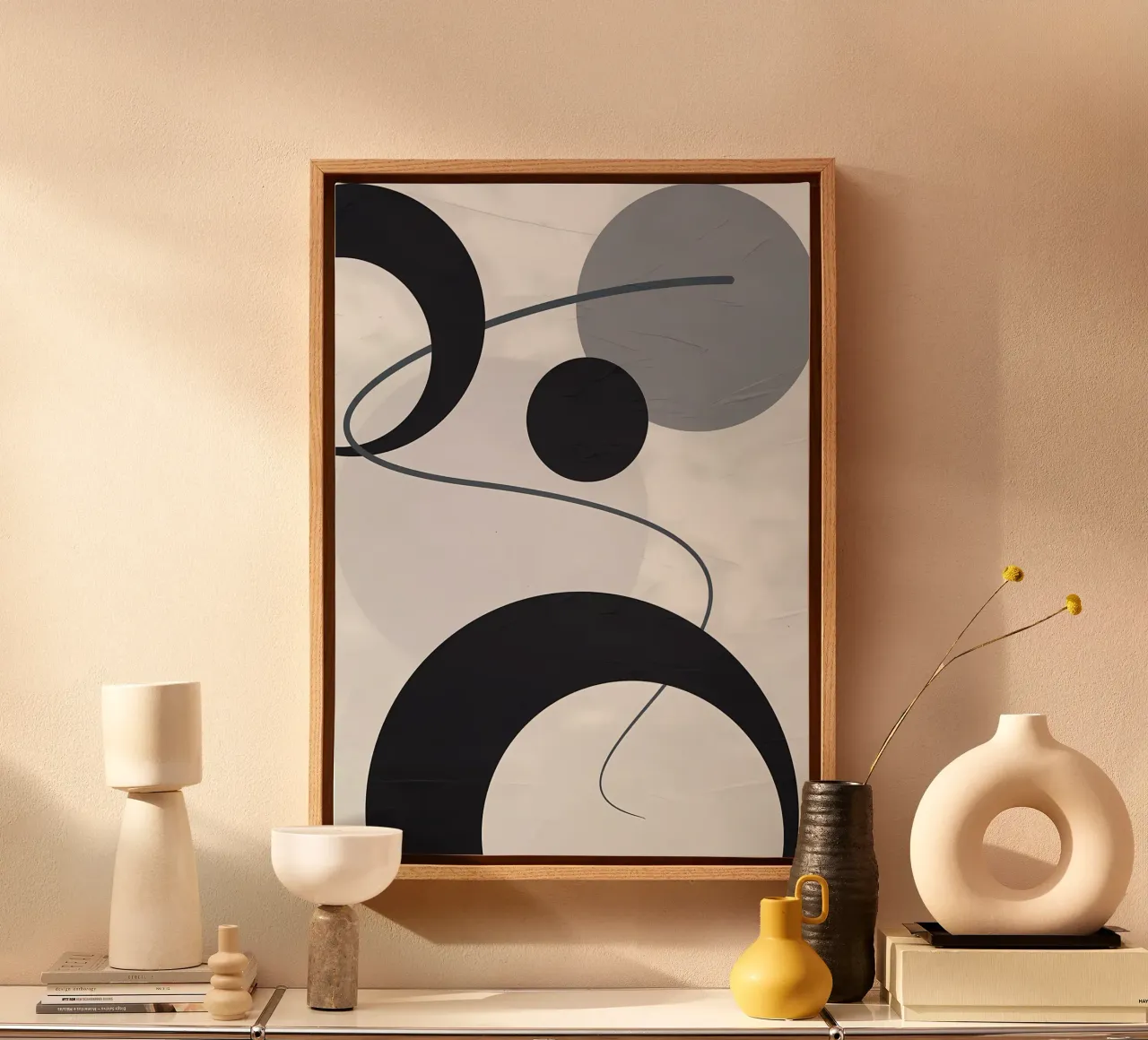 GEOMETRIC ABSTRACT 487A canvas by Aiden Garcia