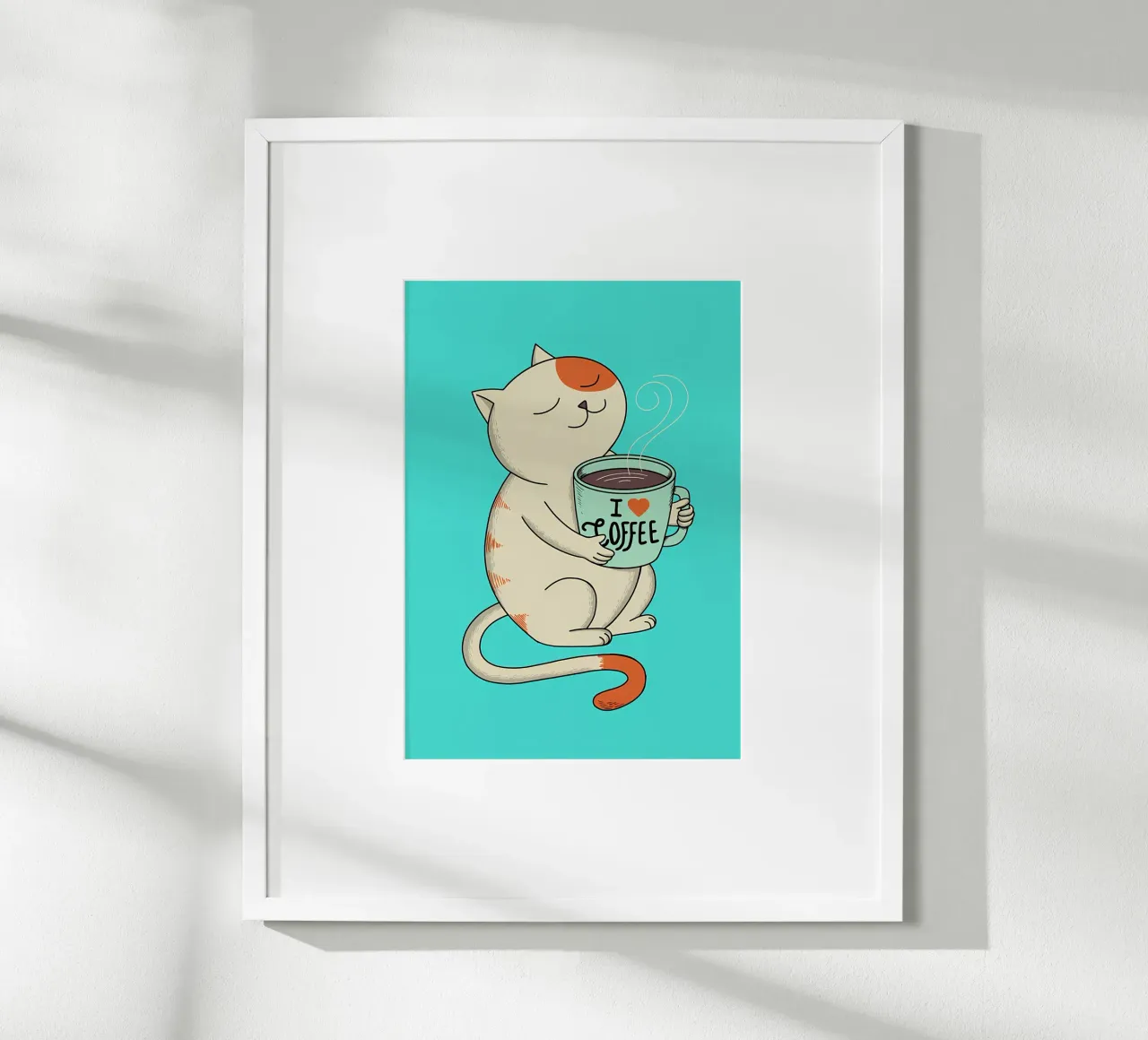 gatto e caffè carta hahnemühle da Bartosz Powalka