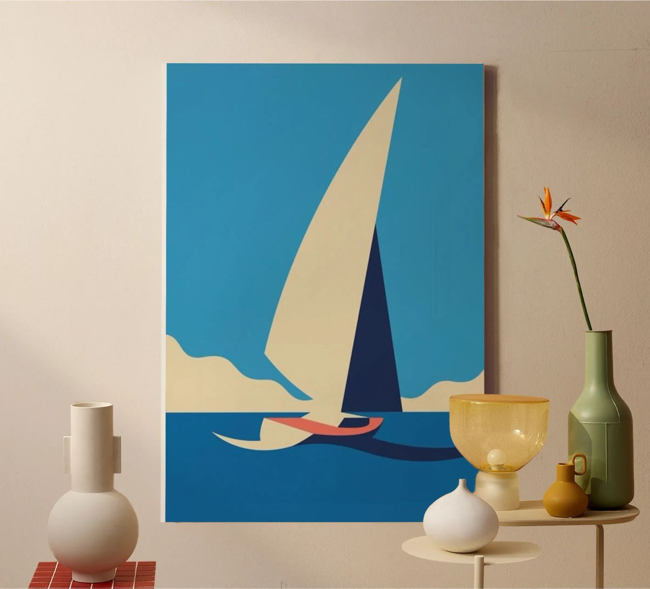 Erstaunliche Kunst Nr. 6 Leinwand von Maria studio