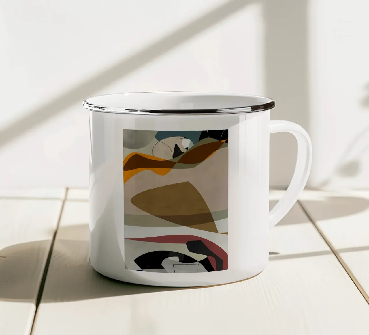 Metà secolo 60 tazza in smalto da Aiden Garcia