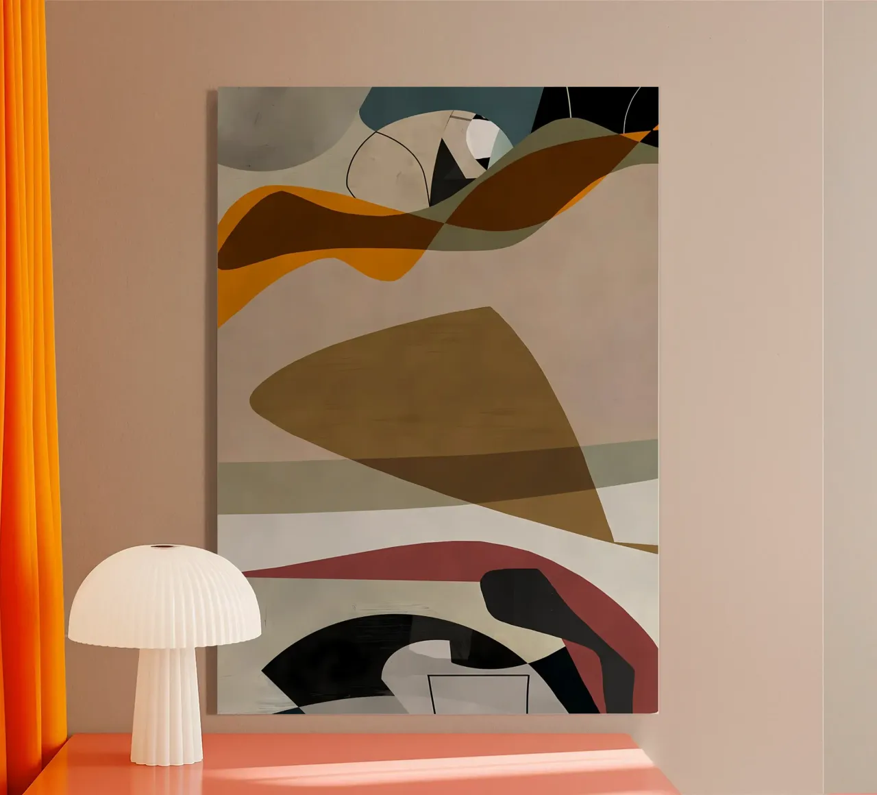 Mid Century 60 acrylic glass by Aiden Garcia