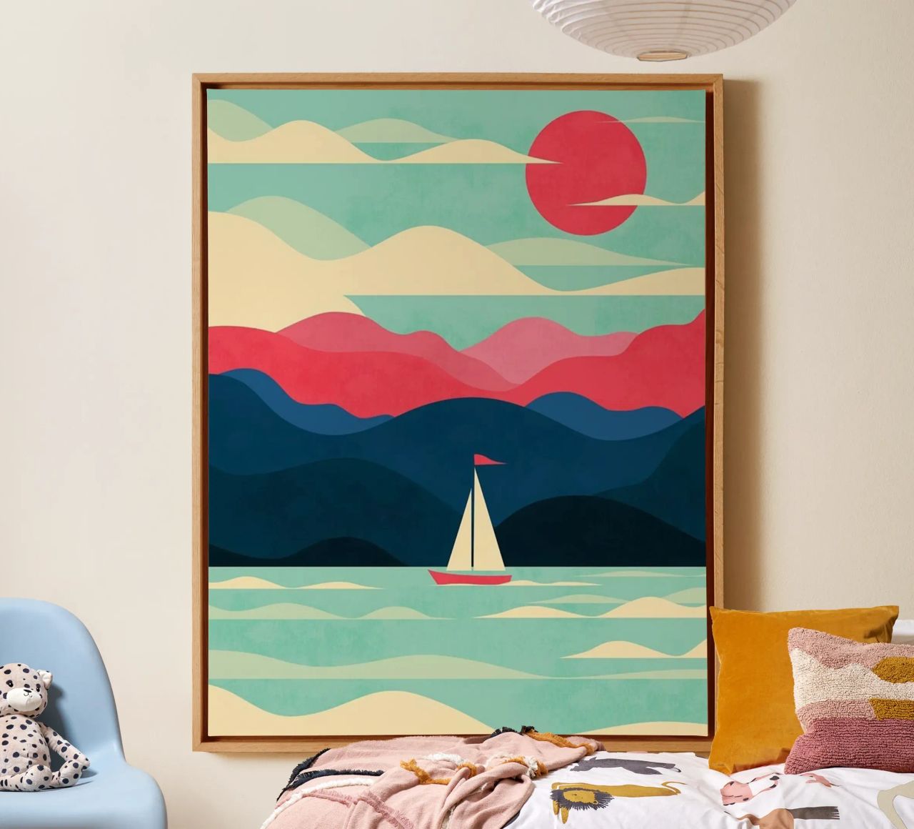 Erstaunliche Kunst Nr. 7 Leinwand von Maria studio