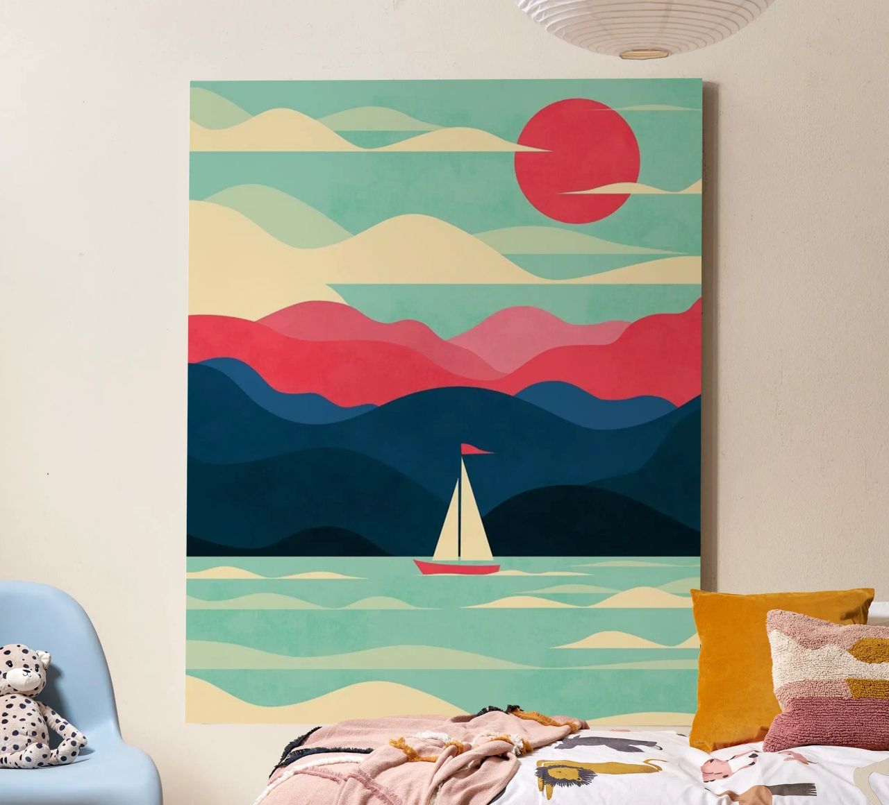 Erstaunliche Kunst Nr. 7 Leinwand von Maria studio