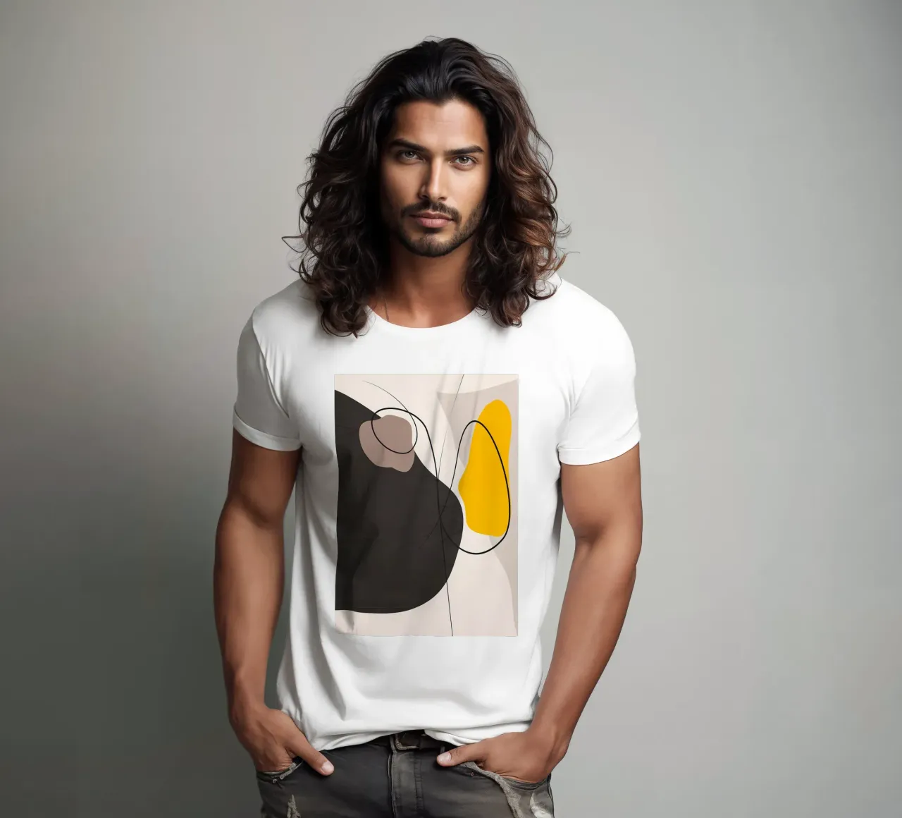 ORGANIC ABSTRACT 150A t-shirt by Aiden Garcia