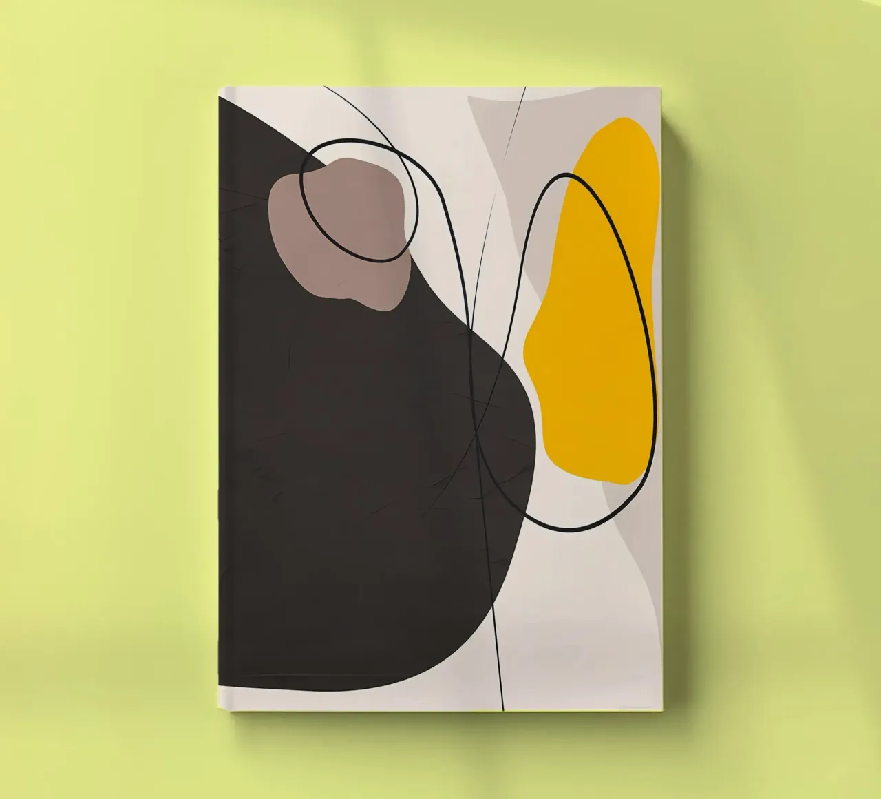 ORGANIC ABSTRACT 150A notebook by Aiden Garcia