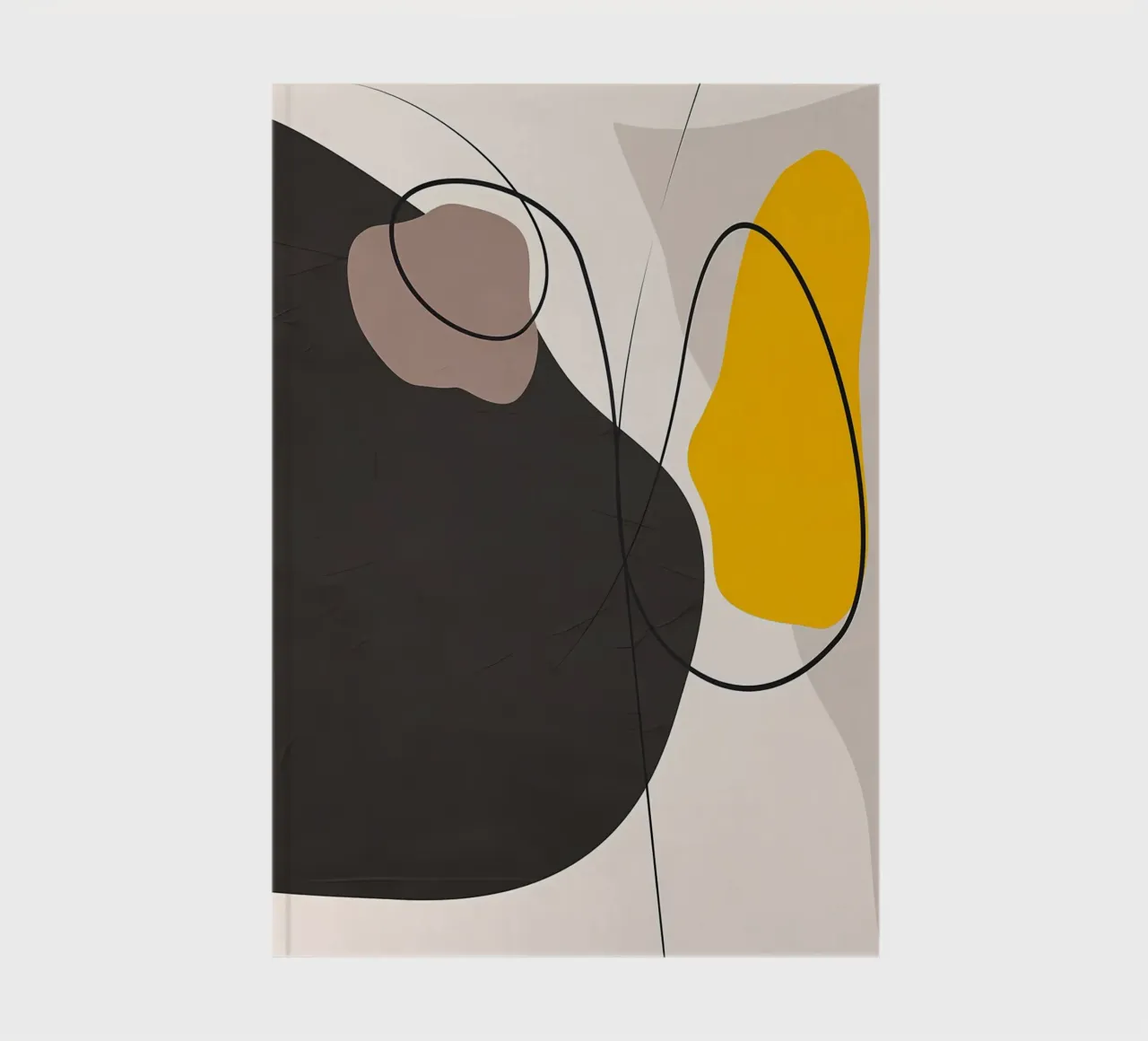 ORGANIC ABSTRACT 150A notebook by Aiden Garcia